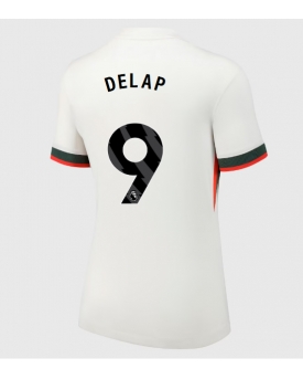 Billige Fotballdrakt Chelsea Liam Delap #9 Replika Bortedrakt Dame 2025-26 Kortermet Billige Fotballdrakt Chelsea Liam Delap #9 Replika Bortedrakt Dame 2025-26 Kortermet